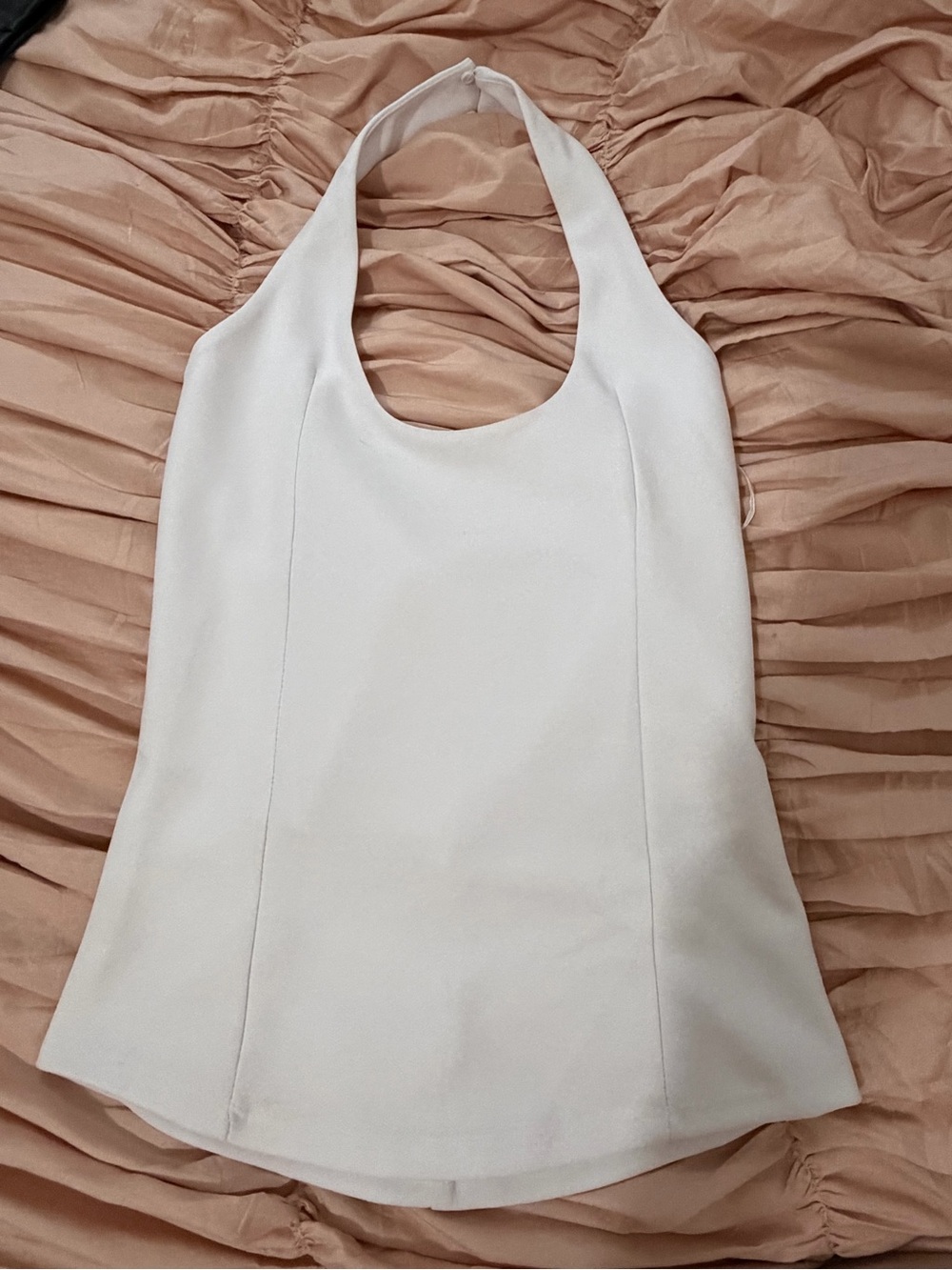 Zara White Halter Top